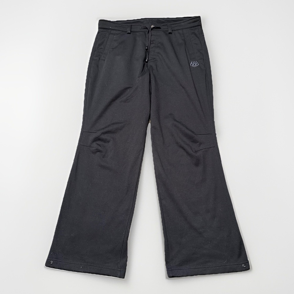 686‎ Fleece Pants Mens M Black Softshell Casual Outdoor Warm Winter